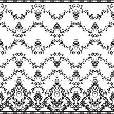 Vertical Seamless pattern lace.