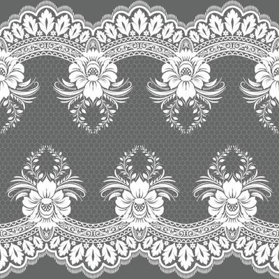 Vertical Seamless pattern lace.