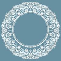 background with lace ornament - mandala vector