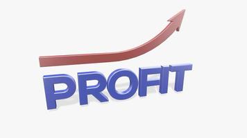 3d business finance growth bar graph curve photo