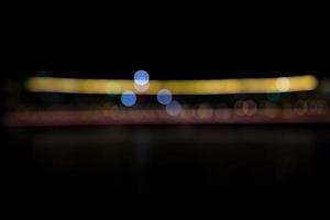 Abstract bokeh light effects on the night. Black background with colorful light effects. background with  Blur bokeh effects. Abstract background texture photo