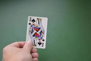 KIEV, UKRAINE - JULY 5, 2022 Playing cards for different gambling photo