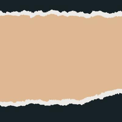 Ripped colorful paper strips isolated on beige background. Realistic crumpled paper scraps with torn edges. Lined shreds of notebook pages. Vector illustration.
