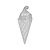 Ice Cream cone coloring book. Children's sweets vector