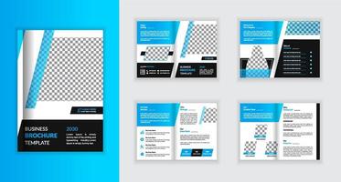 Company profile brochure template layout design multipage corporate business brochure template design vector