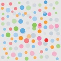 Polka Dots Pastel Pattern vector