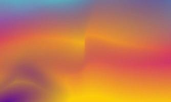 Beautiful gradient background of blue, yellow and red smooth and soft texture vector