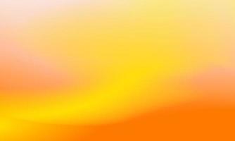 Beautiful gradient background of yellow and orange, smooth and soft texture vector