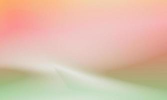 Beautiful gradient background of green and pink color smooth and soft texture vector