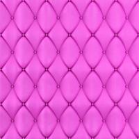 Stitched upholstery leather pink background with buttons photo