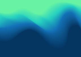 Abstract blue and green liquid or fluid shape design soft background vector