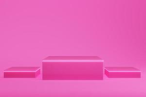 Abstract minimal background for product display. 3d illustration photo