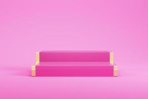Abstract minimal background for product display. 3d illustration photo