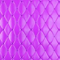 Stitched upholstery leather violet background with buttons photo