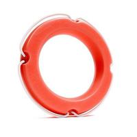 Lifebuoy isolated on white background. 3d render photo