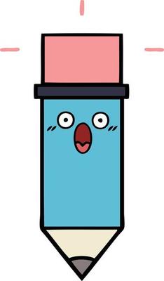 cute cartoon pencil
