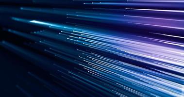 LED lights connected by dots, fast concept data communication. 3d rendering photo