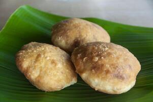 North Borneo home made traditional kuih cempiang cake. Sabah Malaysia Traditional Dessert. Food concept photo