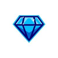 isolated flat diamond icon for game, interface, sticker, app and so on. The sign is made in a cartoon style with bright colors. vector