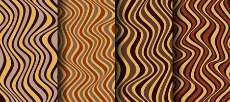 Vector pattern with yellow and brown stripes.