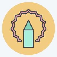 Icon Idea. suitable for Branding symbol. color mate style. simple design editable. design template vector. simple illustration vector