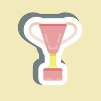 Sticker Success. suitable for Branding symbol. simple design editable. design template vector. simple illustration vector