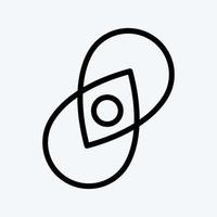 Icon Logo. suitable for Branding symbol. line style. simple design editable. design template vector. simple illustration vector