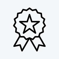 Icon Quality. suitable for Branding symbol. line style. simple design editable. design template vector. simple illustration vector