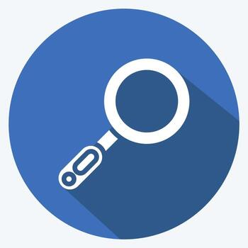 icono seo. adecuado para el símbolo de marca. estilo de sombra larga. diseño simple editable. vector de plantilla de diseño. ilustración sencilla