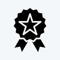 Icon Quality. suitable for Branding symbol. glyph style. simple design editable. design template vector. simple illustration vector