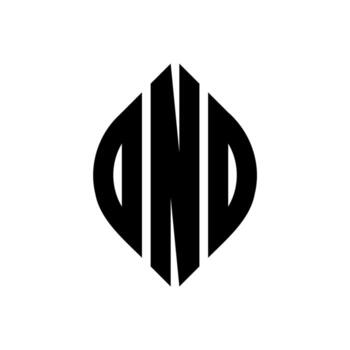 ONO circle letter logo design with circle and ellipse shape. ONO ellipse letters with typographic style. The three initials form a circle logo. ONO Circle Emblem Abstract Monogram Letter Mark Vector. vector