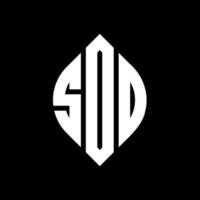 diseño de logotipo de letra de círculo sdd con forma de círculo y elipse. letras de elipse sdd con estilo tipográfico. las tres iniciales forman un logo circular. vector de marca de letra de monograma abstracto de emblema de círculo sdd.
