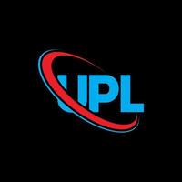 UPL logo. UPL letter. UPL letter logo design. Initials UPL logo linked with circle and uppercase monogram logo. UPL typography for technology, business and real estate brand. vector