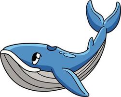 Whale Colored Cartoon Colored Clipart vector
