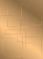 Golden gradient background with geometric shapes vector