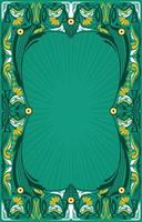 Art Nouveau Background  Concept vector