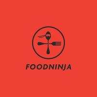 Food Ninja Logo vector
