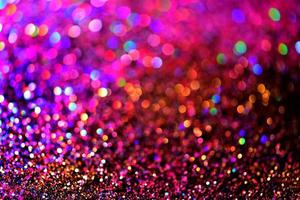 bokeh glitter Colorfull Blurred abstract background for birthday, anniversary, wedding, new year eve or Christmas photo