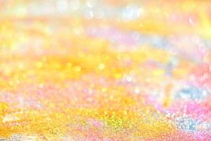 bokeh glitter Colorfull Blurred abstract background for birthday, anniversary, wedding, new year eve or Christmas photo