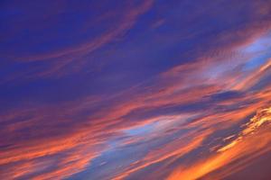 The sky with cloud beautiful Sunset background photo