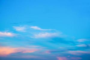 The sky with cloud beautiful Sunset background photo