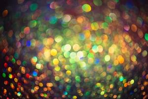 bokeh effect glitter colorful blurred abstract background for birthday, anniversary, wedding, new year eve or Christmas photo