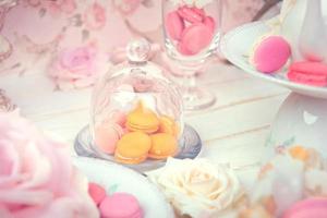 macarons or macaroons dessert sweet beautiful to eat photo