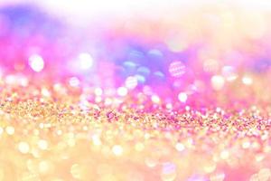 bokeh glitter Colorfull Blurred abstract background for birthday, anniversary, wedding, new year eve or Christmas photo