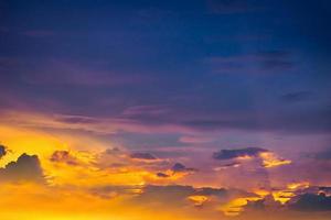 The sky with cloud beautiful Sunset background photo