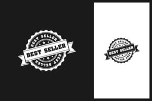 best seller vintage grunge emblem badge stamp sticker logo design vector