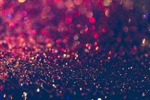 bokeh glitter Colorfull Blurred abstract background for birthday, anniversary, wedding, new year eve or Christmas photo