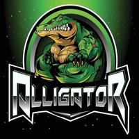 Alligator mascot Esport logo