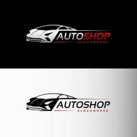 logo de auto deportivo, diseño de logo automotriz vector