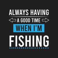 FISHING T-SHIRT DESIGN vector